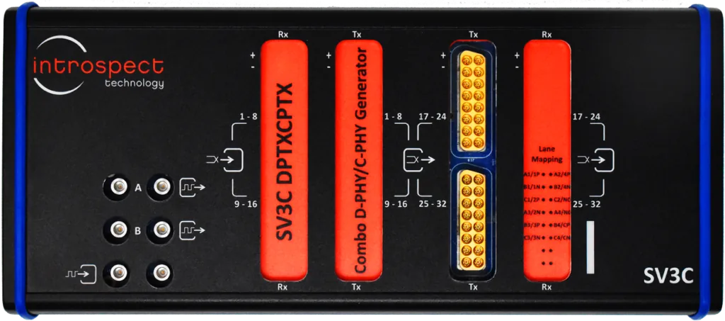 Introspect SV3C-DPTXCPTX MIPI D-PHY and C-PHY Generator